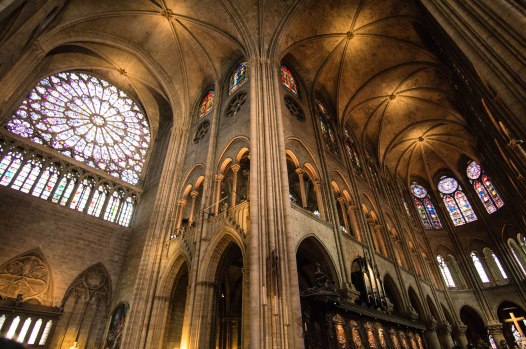Nave of the Notre Dame, Paris